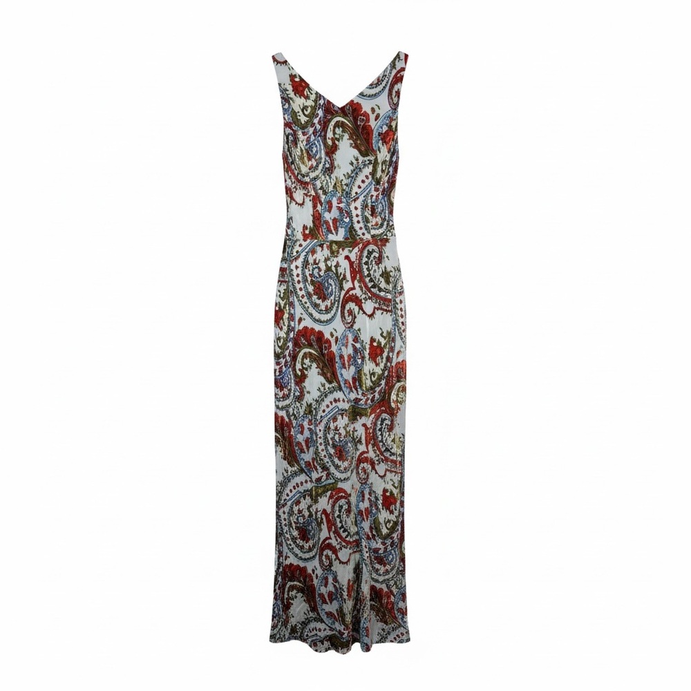 2OH Threads - Two Old Hippies Silk Paisley Maxi Dress - SKU 1129